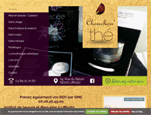 Tablet Screenshot of chouchou-the.com